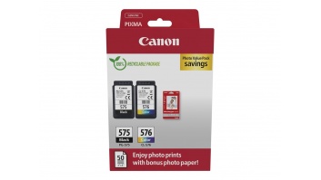 Canon PG-575/CL-576 Ink Cartridge + Photo Paper Value Pack