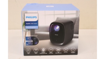 SALE OUT. Philips NeoPix 130 Smart Projector, 1280x720, 720p, 120lm, 16:9, 500:1, Charcoal | Philips | NeoPix 130 | HD ready (1280x720) | 120 ANSI lumens | Black | DAMAGED PACKAGING, SMALL SCRATCHED ON TOP | Wi-Fi