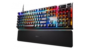 SteelSeries | Gaming Keyboard | Apex Pro Gen 3 | Wired | US Layout | Black | USB-C | OmniPoint 3.0 Adjustable HyperMagnetic Switches