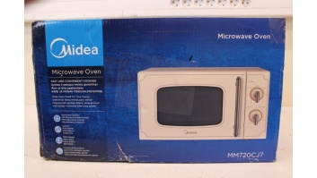 SALE OUT. Midea MM720CJ7 Microwave oven, 700 W, 20 L, Cream | Midea DAMAGE PACKAGING