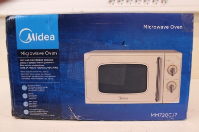 SALE OUT. Midea MM720CJ7 Microwave oven, 700 W, 20 L, Cream | Midea DAMAGE PACKAGING