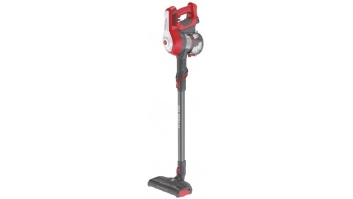 Hoover | Vacuum cleaner | HF122RH 011 | Cordless operating | Handstick and Handheld | 22 V | Operating time (max) 40 min | Silver/Red