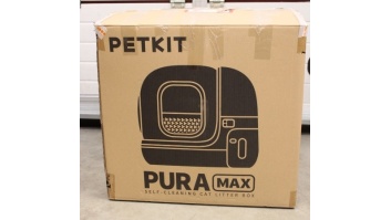 SALE OUT. PETKIT Pura MAX  Automatic Cat Litter Box | PETKIT | Automatic Cat Litter Box | Pura MAX | 34.6 x 13.3 x 18.7 cm | White | DAMAGED PACKAGING, USED, DIRTY