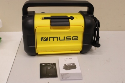 SALE OUT. Muse M-928 BTY Jobsite Radio speaker, Black/Yellow | Muse | M-928 BTY | Radio Speaker | DEMO | Waterproof | Bluetooth | Black/Yellow | Portable | Wireless connection