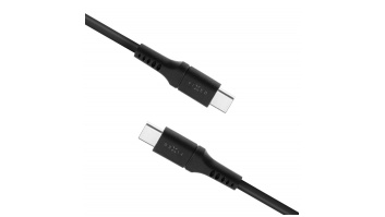 Fixed | Liquid Silicone Cable USB-C/USB-C, 1.2m, 60W | FIXDLS-CC12-BK