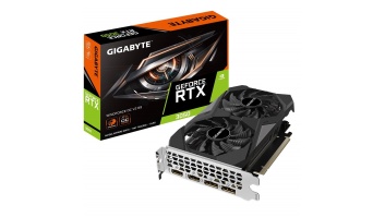 Graphics Card|GIGABYTE|NVIDIA GeForce RTX 3050|6 GB|GDDR6|96 bit|PCIE 4.0 16x|Memory 14000 MHz|GPU 1477 MHz|2xHDMI|2xDisplayPort|GV-N3050WF2OCV2-6GD