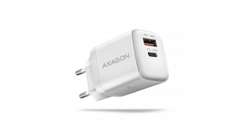 AXAGON Wallcharger 2x port (USB-A + USB-C), 20W | ACU-PQ20W