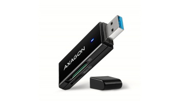 AXAGON Slim super-speed USB 3.2 Gen 1 card reader with a direct USB-A connector | CRE-S2N