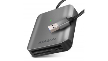 AXAGON Aluminum high-speed USB-A 3.2 Gen 1 memory card reader, 3 slots | CRE-S3