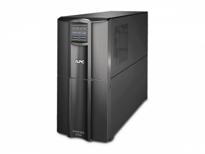 APC Smart-UPS, LINE Interactive, 2200VA, Tower, 230V, 8x IEC C13 + 2x IEC C19 sockets, SmartConnect port + SmartSlot, AVR, LCD, Black