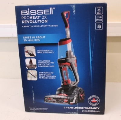 SALE OUT. | Bissell | Carpet Cleaner | ProHeat 2x Revolution | Corded operating | Handstick | Washing function | 800 W | - V | Red/Titanium | Warranty 24 month(s) | DAMAGED PACKAGING