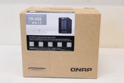 SALE OUT. QNAP TR-002 2 Bay USB Type-C Direct Attached Storage with Hardware RAID | QNAP | 2 Bay USB Type-C Direct Attached Storage with Hardware RAID | TR-002 | Micro | 6 GB | Black | DAMAGED PACKAGING