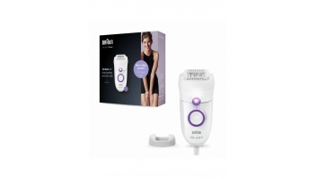 Braun | Epilator | SE5505P Silk-epil | Operating time (max)  min | Bulb lifetime (flashes) | Number of power levels | White