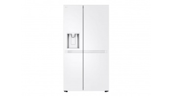 LG Refrigerator | GSLC40SWPE | Energy efficiency class E | Free standing | Side by side | Height 179 cm | Fridge net capacity 417 L | Freezer net capacity 221 L | Display | 36 dB | White