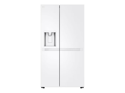 LG Refrigerator | GSLC40SWPE | Energy efficiency class E | Free standing | Side by side | Height 179 cm | Fridge net capacity 417 L | Freezer net capacity 221 L | Display | 36 dB | White