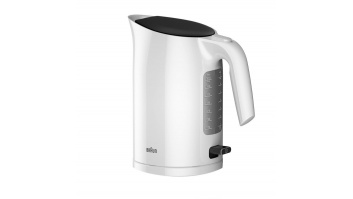 Braun | Kettle | WK3100WH PurEase | Standard | 2200 W | 1.7 L | Plastic | 360° rotational base | White