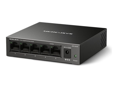 Mercusys 5-Port Gigabit Desktop Switch | MS105GS | Unmanaged | Desktop | Gigabit Ethernet (copper) ports quantity 5