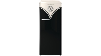 Gorenje Retro Refrigerator | OBRB615DBK | Energy efficiency class D | Free standing | Larder | Height 152.5 cm | Fridge net capacity 225 L | Freezer net capacity 22 L | 38 dB | Black