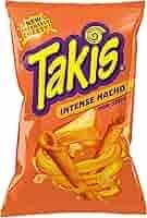 Kukurūzas čipsi TAKIS INTENSE NACHO, 100g