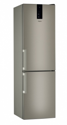 Whirlpool Refrigerator | W9M 941A B H | Energy efficiency class C | Free standing | Combi | Height 201.3 cm | No Frost system | Fridge net capacity 257 L | Freezer net capacity 98 L | Display | 35 dB | Bronze