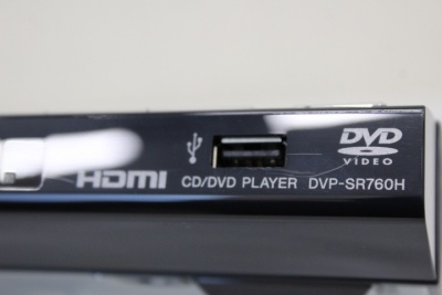 SALE OUT. | DVD player | DVPSR760HB | SCRATCHES ON FRONT | Bluetooth | HD JPEG, JPEG, KODAK Picture CD, LPCM, MP3, MPEG1, MPEG4, Super VCD, VCD, WMA, Xvid, Xvid External Subtitle