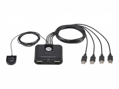 Aten 4-Port USB 2.0 Peripheral Sharing Device | Aten | 4 x 4 USB 2.0 Peripheral Sharing Switch