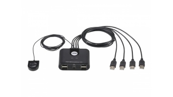 Aten 4-Port USB 2.0 Peripheral Sharing Device | Aten | 4 x 4 USB 2.0 Peripheral Sharing Switch