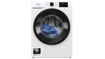 Gorenje Washing machine | WPNEI82A1SWIFI | Energy efficiency class A | Front loading | Washing capacity 8 kg | 1200 RPM | Depth 55 cm | Width 60 cm | Display | LED | Steam function | White