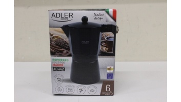 SALE OUT. Adler AD 4421 Espresso coffee maker, 320ml, Black | Adler | Espresso Coffee Maker | AD 4421 | Black | DAMAGED PACKAGING