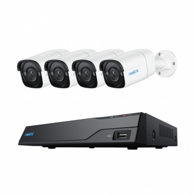 Reolink | Super HD Security Camera System | NVS8-5MB4 | Bullet | 5/4 MP | f=4.0mm fixed; F=2.0 | Power over Ethernet (PoE) | IP67 | H.265 | Micro SD, Max. 256GB