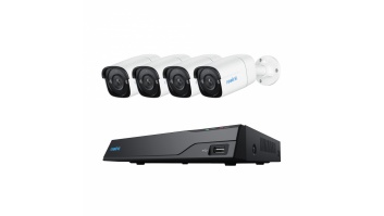 Reolink | Super HD Security Camera System | NVS8-5MB4 | Bullet | 5/4 MP | f=4.0mm fixed; F=2.0 | Power over Ethernet (PoE) | IP67 | H.265 | Micro SD, Max. 256GB