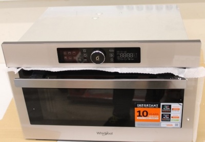 SALE OUT. Whirlpool AMW730/SD Built - in Microwave,  31L, Silver | Whirlpool | NO ORIGINAL PACKAGING, DENT ON THE BOTTOM