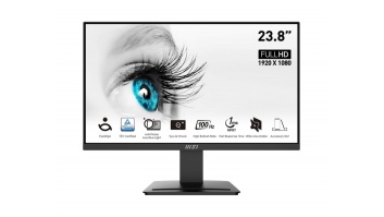 LCD Monitor|MSI|PRO MP2412|23.8"|Business|Panel VA|1920x1080|16:9|100Hz|Matte|4 ms|Tilt|Colour Black|PROMP2412