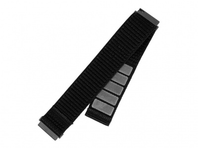 Fixed | Sporty Strap with Quick Release 20mm for Smartwatch | 160-210 mm | Black | Nylon