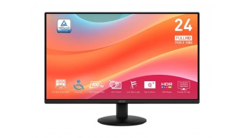 LCD Monitor|MSI|23.8"|Business|Matte|Panel IPS|1920x1080|16:9|100Hz|1 ms|Tilt|Colour Black|PROMP242L