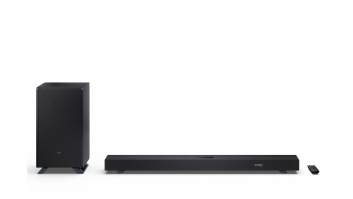 Sharp HT-SBW53121(BK) Q 3.1.2 Dolby Atmos/ DTS:X Soundbar with Wireless Subwoofer, Black | Sharp