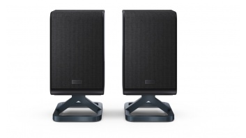 Sharp HT-SPR52021(BK) Q Soundbar 2.0.2 Wireless Rear Surround Speakers, Black | Sharp