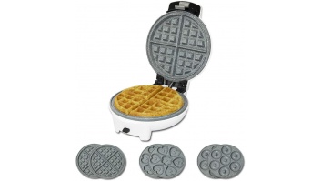 Cecotec Waffle Maker | Fun Gofrestone 3in1 | 700 W | Number of pastry 3 | Waffle/Muffin/Donut | White