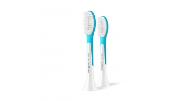 Philips Replacement brush heads | HX6042/90 Sonicare | Heads | For kids | Number of brush heads included 2 | White/Blue
