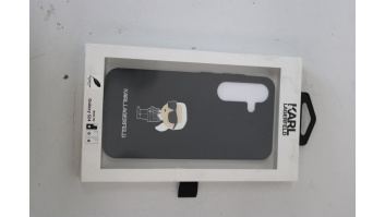 SALE OUT. Karl Lagerfeld KLHCS24SSMHKNPK S24 S921black Silicone Ikonik Metal Pin DIRTY PACKAGING | Karl Lagerfeld DIRTY PACKAGING