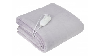 Adler | Electric blanket | AD 7425 | Number of heating levels 4 | Number of persons 1 | Washable | Remote control | Coral fleece | 60 W | Grey