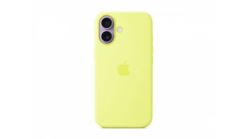 Apple iPhone 17 Silicone Case with MagSafe - Neon Yellow | Apple