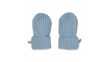 Lodger Mittens Merino vilnas bērnu cimdiņi, Blue Fogg, 0-12m