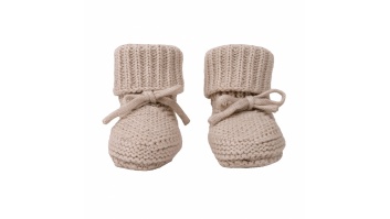 Lodger Slipper Knit čībiņas, Birch, 0-6m