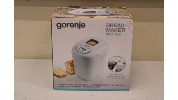 SALE OUT. Gorenje BM910WII Bread maker, Power 550 W, 15 programs, LCD display, White | Gorenje Bread maker | BM910WII | Power 550 W | Number of programs 15 | Display LCD | White | DAMAGED PACKAGING