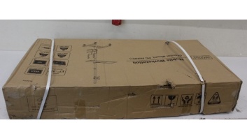 SALE OUT. Mobile workstation with individual height adjustment | DA-90374 | Monitor Mount, PC Holder | 17-32 " | Black