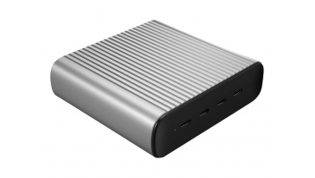 Hyper | HyperJuice 245W 4 USB-C PD Port GaN Charger, EU/UK Cord
