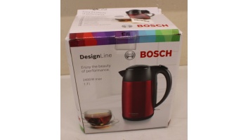SALE OUT. | Bosch | Kettle | DesignLine TWK3P424 | Electric | 2400 W | 1.7 L | Stainless steel | 360° rotational base | Red | DAMAGED PACKAGING