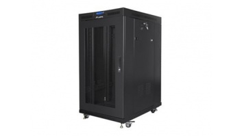 Lanberg | Rack cabinet 19" free-standing 22U/800x1000 (flat pack) with mesh door | FF01-8022-23BL | Black