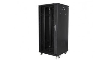 Lanberg | Rack cabinet 19" free-standing 27U/600x600 (flat pack) | FF01-6627-12B | Black